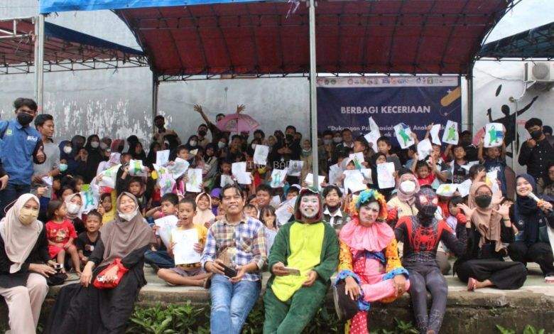 Fino Badut dan Berbagai Komunuitas Gelar Psikososial di Kota Serang
