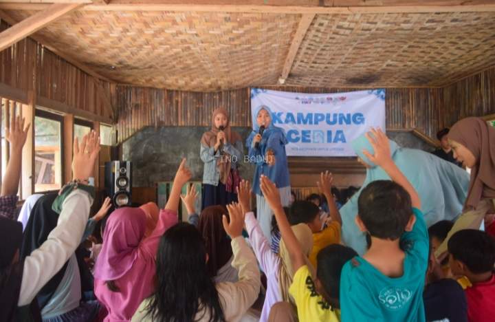 Gelar Kampung Ceria di Ciomas, Fino Badut Ajak Kolaborasi Banyak Komunitas